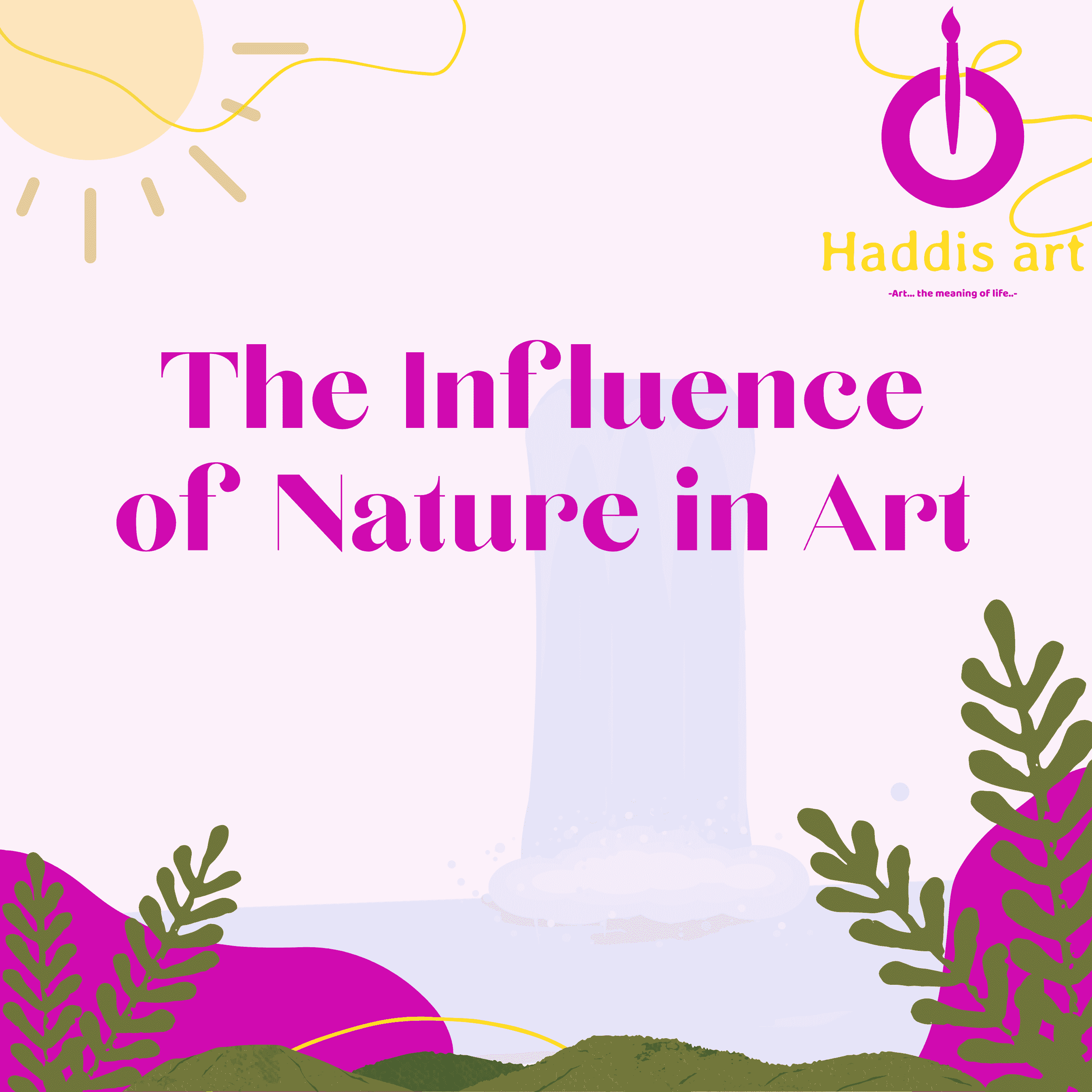 The influence of nature in art